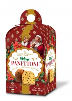 Mini Panettone Christmas Borgo De Medici 100G